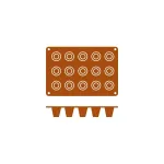 Mould Mini Baba Silicon — 15 Cup