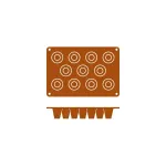 Mould Baba Silicone — 11 Cup