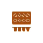 Mould Grande Baba Silicon — 8 Cup