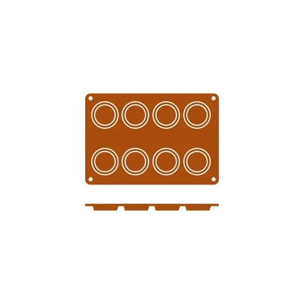 Mould Florentino Silicon — 8 Cup