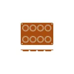 Mould Florentino Silicon — 8 Cup