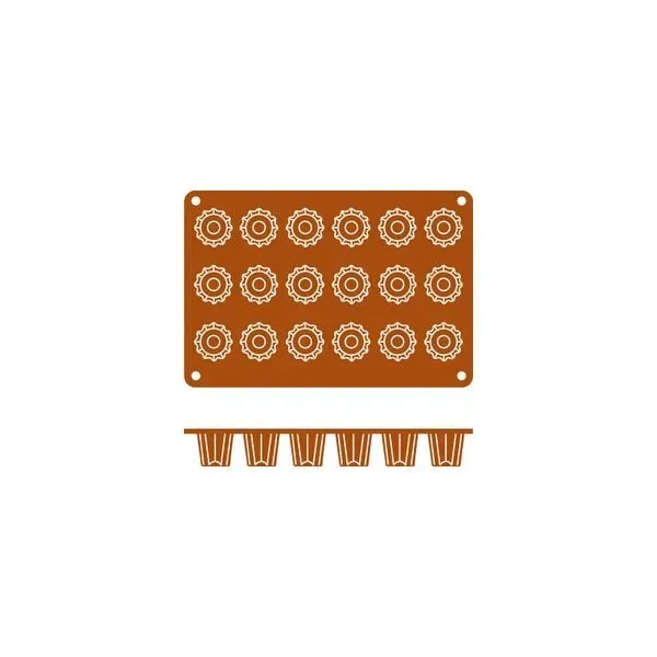 Mould Bordelais Silicone — 18 Cup