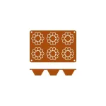 Mould Brioche Silicon — 6 Cup