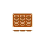 Mould Barqueta Silicone — 12 Cup