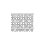 Mould Canneles Silicon — 54 Cup 56x50mm 80ml