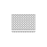 Mould Mini Muffin Silicon — 70 Cup 45x30mm 40ml