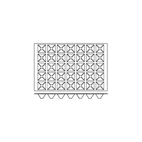Mould Pyramids Silicon — 35 Cup 65x65x35mm 61ml