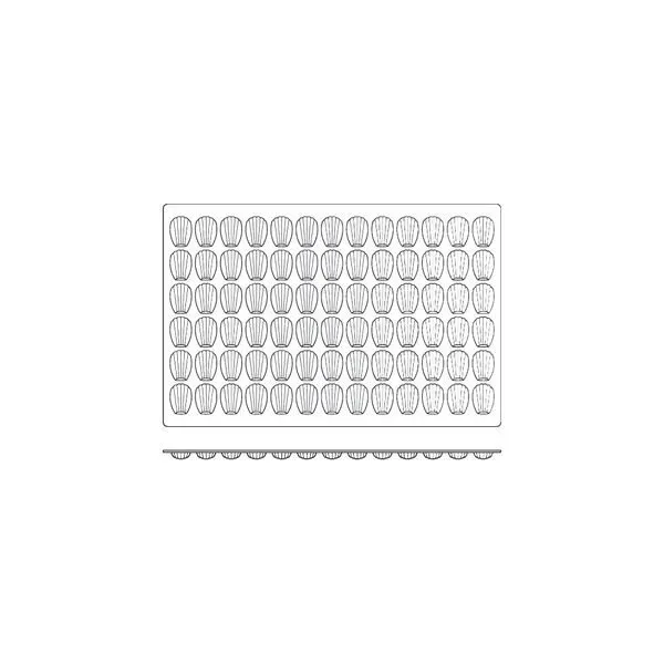 Mould Mid Madelaine Silicon — 46x33x14.5mm 11ml