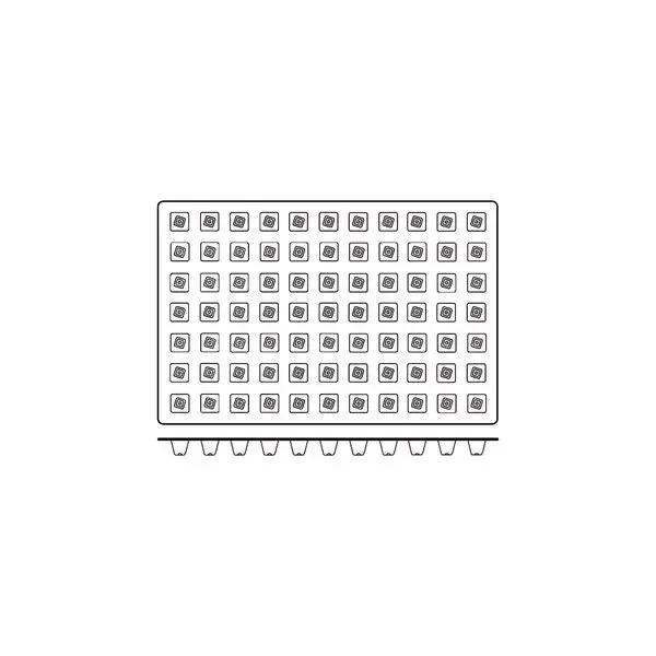 Mould Mini Pyramid Silicon — 77 Cup 28x28x25mm 11ml