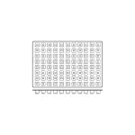 Mould Mini Cube Silicon — 88 Cup 25x25x24mm 12ml