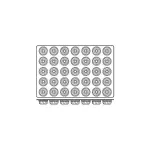 Mould Gugelhupf Silicone 35 Cup — 60x38mm 90ml