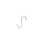 Hook - Stainless Steel 1 Point 120 X 4mm