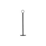 Table Number Stand Ring Clip Black 70mm Base | 300mm