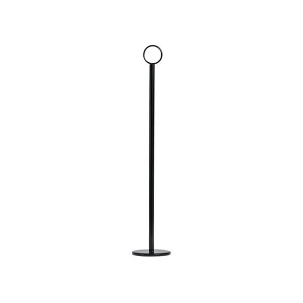 Table Number Stand-Ring Clip, 380mm Black