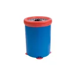 Single Glass Brush-Blue Body | W/Suction Cups