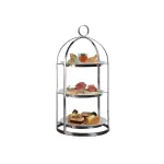 Platter Stand-18/10, 230(d) X 460(h)mm, Suits, 200mm Plate