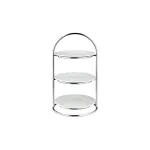 Plate Stand-S/S | 3 Tier | 230mm Ø | 408mm H