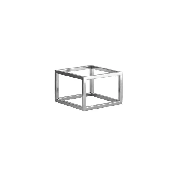 Riser Stainless Steel — 120x120x80mm