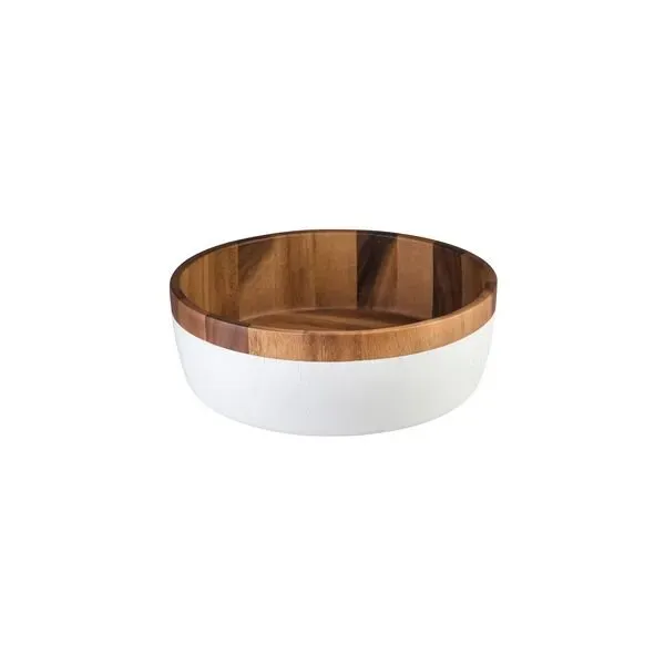 Round Bowl-White Base | 300mm Ø | 100mm H