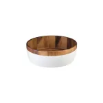 Round Bowl-White Base | 300mm Ø | 100mm H