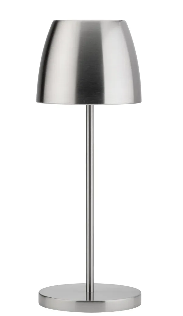 LED Cordless Lamp — 300mm - Brushed Silver