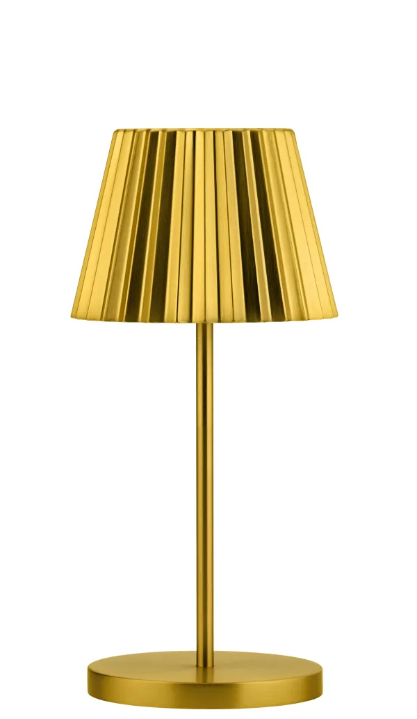 LED Cordless Lamp — 260mm - Brushed Gold