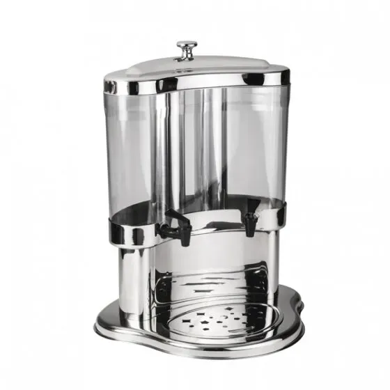 Juice Dispenser Double Bowl Stainless Steel — 2x5L