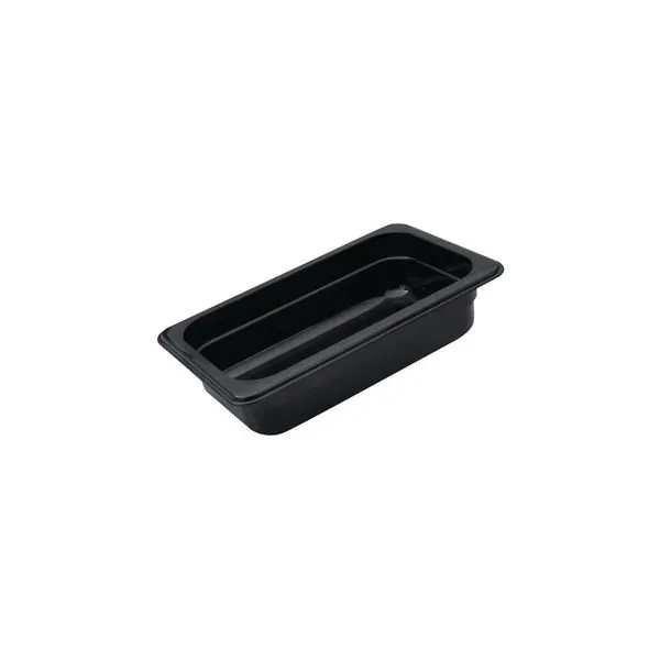 Pc Food Pan-1/3 Size 65mm - Black