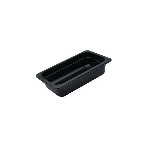 Pc Food Pan-1/4 Size 65mm - Black