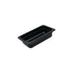 Pc Food Pan-1/4 Size  65mm - Black