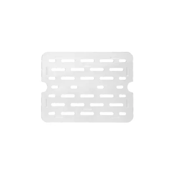 Pc Drain Plate-1/4 Size Clear