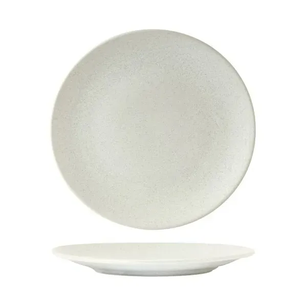 Zuma Round Coupe Plate-230mm Ø - Frost