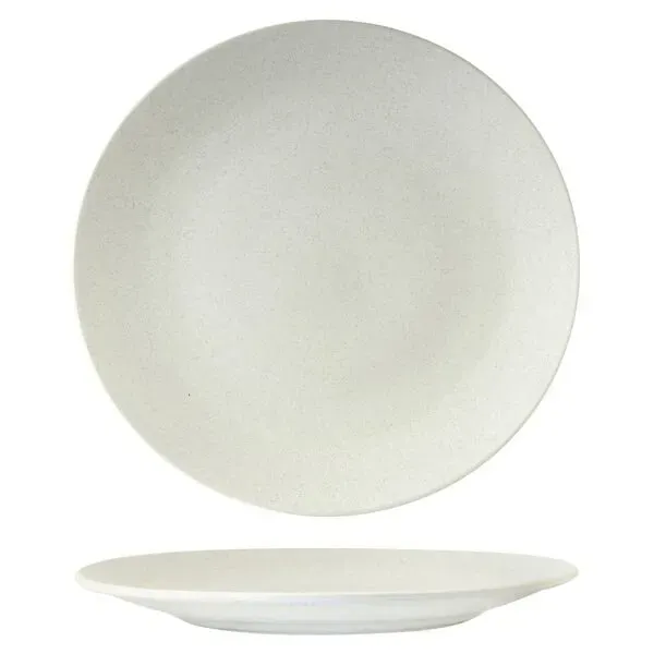 Zuma Round Coupe Plate-310mm Ø - Frost