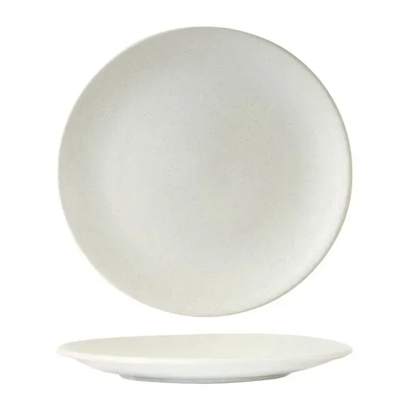 Zuma Round Coupe Plate-285mm Ø - Frost