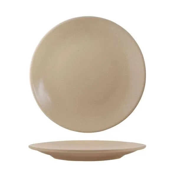 Zuma Round Coupe Plate-260mm Ø - Sand