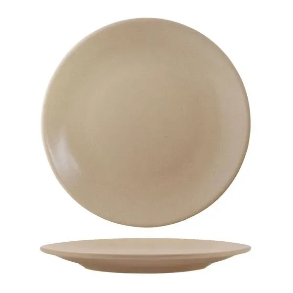 Zuma Round Coupe Plate-285mm Ø - Sand