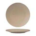 Zuma Round Coupe Ribbed Plate-265mm Ø - Sand