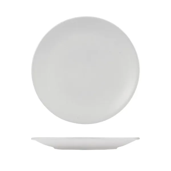 Zuma Round Coupe Plate-310mm Ø - Pearl Aspen