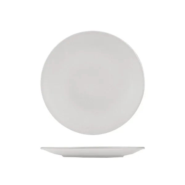 Zuma Round Coupe Plate-285mm Ø - Pearl Aspen