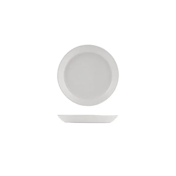 Zuma Tapered Plate-170mm Ø | 24mm H - Pearl Aspen