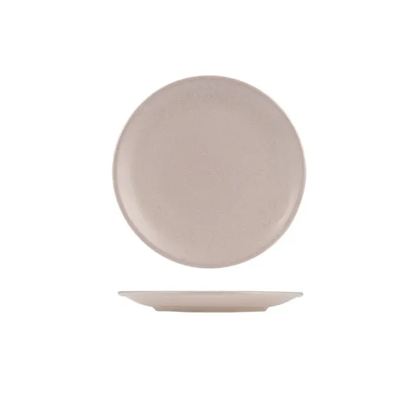 Zuma Round Coupe Plate-230mm Ø - Pearl Blush