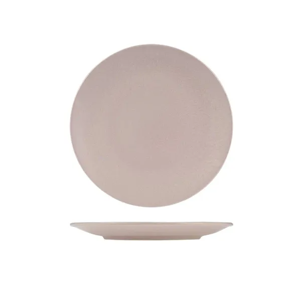 Zuma Round Coupe Plate-260mm Ø - Pearl Blush