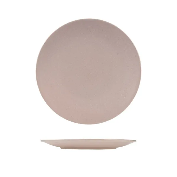 Zuma Round Coupe Plate-285mm Ø - Pearl Blush
