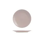 Zuma Round Coupe Ribbed Plate-210mm Ø - Pearl Blush