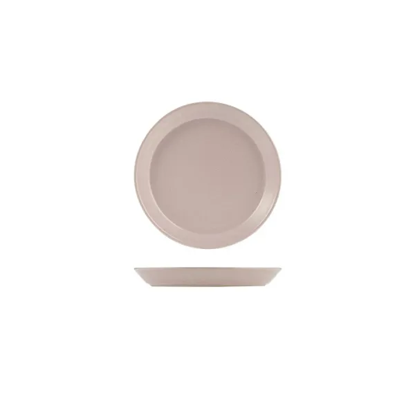 Zuma Tapered Plate-170mm Ø | 24mm H - Pearl Blush