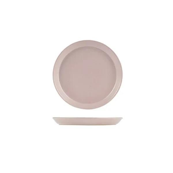 Zuma Tapered Plate-200mm Ø | 24mm H - Pearl Blush