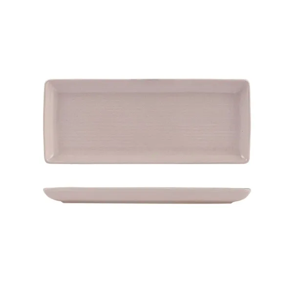 Zuma Rect Share Platter-335x140mm - Pearl Blush