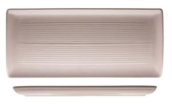 Zuma Rect Share Platter-365x160mm - Pearl Blush