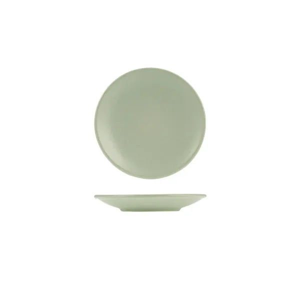 Zuma Round Coupe Plate-180mm Ø - Pearl Pistachio