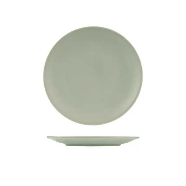Zuma Round Coupe Plate-260mm Ø - Pearl Pistachio